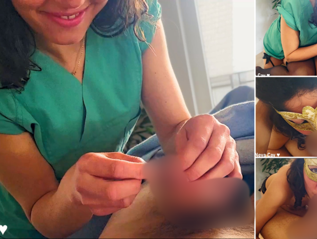 Download: Neya_Cay - Verspielte Krankenschwester entdeckt elastische Vorhaut – Doggy Orgasmus, Blowjob & Sperma Fontäne