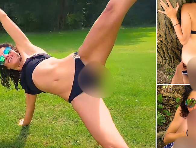 Download: Neya_Cay - Heimlicher Quickie im Gebüsch eines öffentlichen Schwimmbads – POV Outdoor Abenteuer & Doggy Cumshot (Keine Ton)