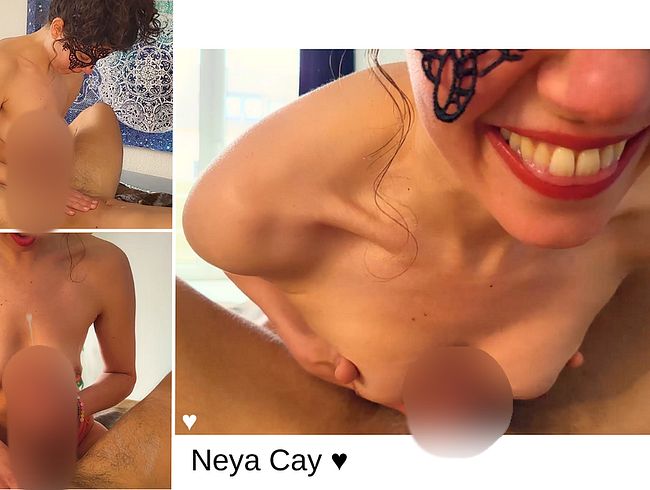 Download: Neya_Cay - Cremige Lotionmassage – Lotion-Handjob, Tittenfick und Cumshot POV