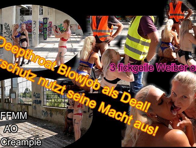 Download: Nicix-Fetish - Blowjob als Deal für Werkschutz? Kommen wir damit durch?