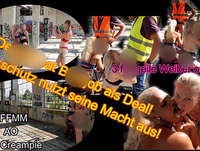 Download: Nicix-Fetish - Blowjob als Deal für Werkschutz? Kommen wir damit durch?