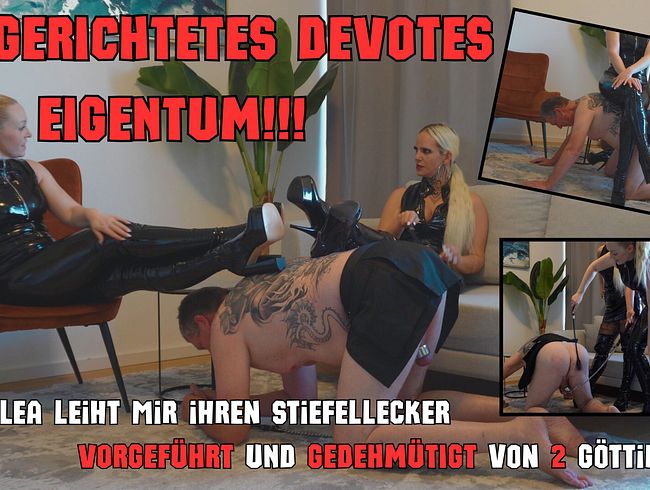 Download: Nicix-Fetish - ABGERICHTETES DEVOTE EIGENTUM! LADY Lea leiht mir ihren Sklaven - VORGEFÜHRT UND GEDEHMÜTIGT!