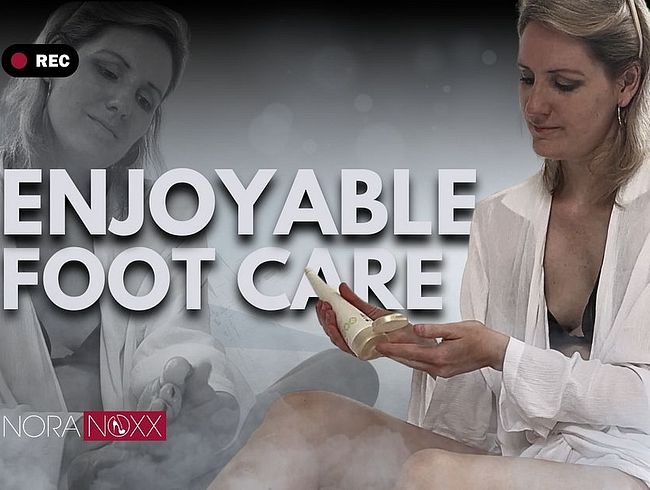 Download: NoraNoxx - Enjoyable foot care to jerk off