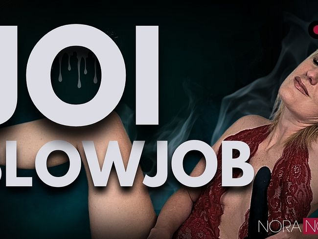 Download: NoraNoxx - Noras JOI in roter Spitze mit Blowjob