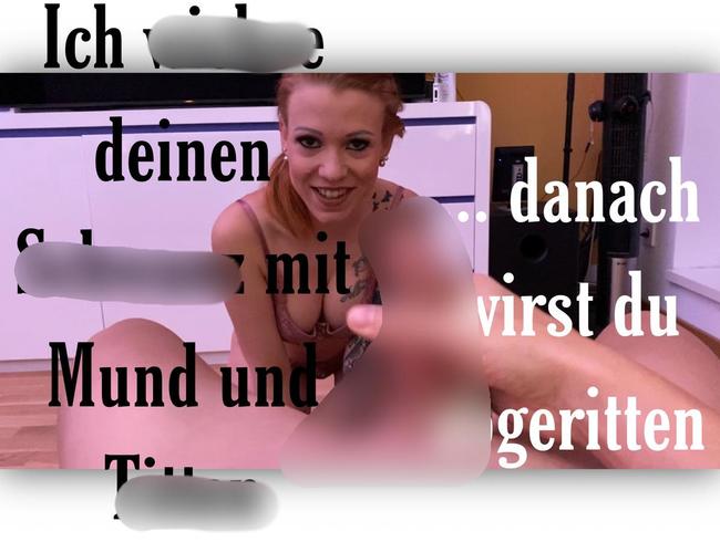 Download: Pia_July - ICH WICHSE DEINEN SCHWANZ MIT MUND UND TITTEN- DANACH WIRST DU ABGERITTEN!