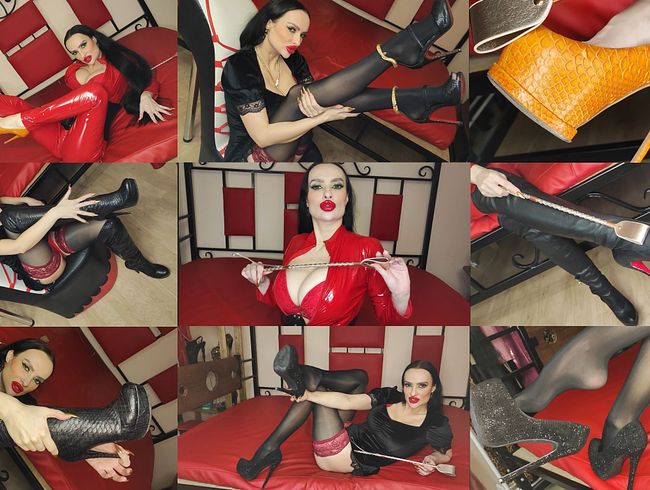 Download: Princess18xxx - Göttin verführt dich mit teuren Stiefeln und Absätzen