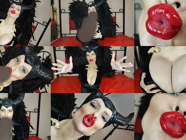 Download: Princess18xxx - Kraftvolle rote Lippenstiftküsse von Demoness