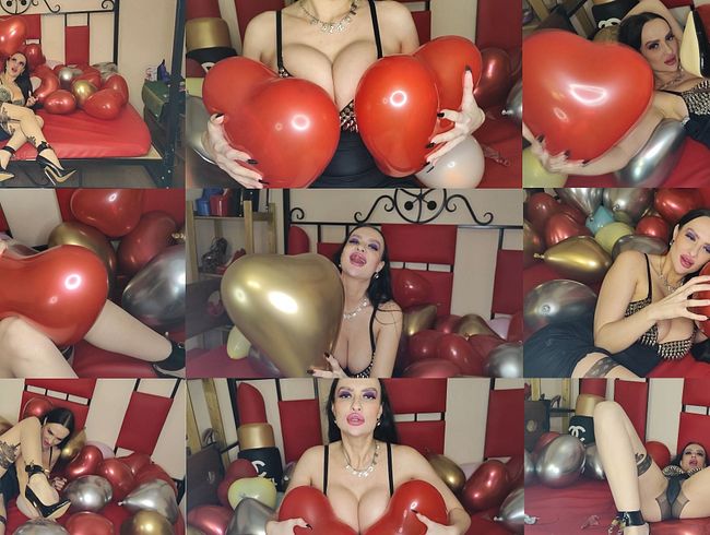 Download: Princess18xxx - Valentinstag. Luftballons blasen und platzen lassen