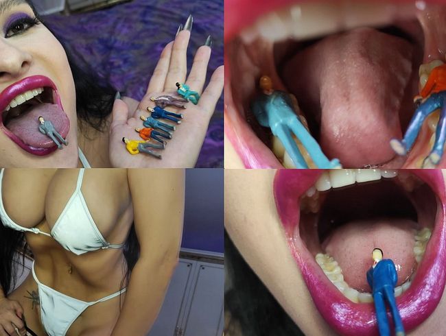 Download: Princess18xxx - Riesin frisst 7 kleine Personen und verdaut sie