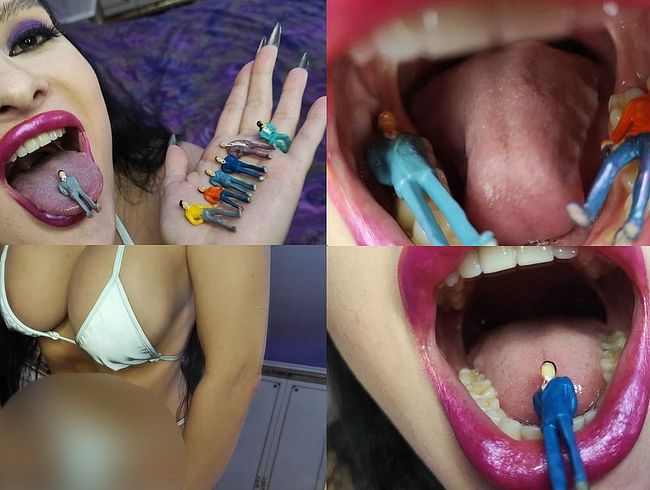 Download: Princess18xxx - Riesin frisst 7 kleine Personen und verdaut sie