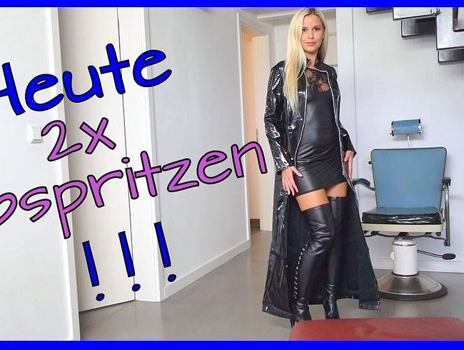 Download: Private-Lisa - 2x Abgespritzt in mein Lack & Leder Outfit !!!