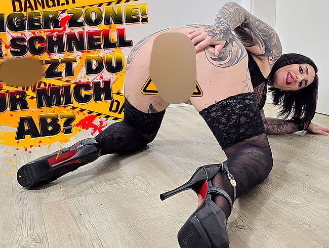 Download: QueenParis - Danger Zone! Wie schnell spritzt Du für mich ab?