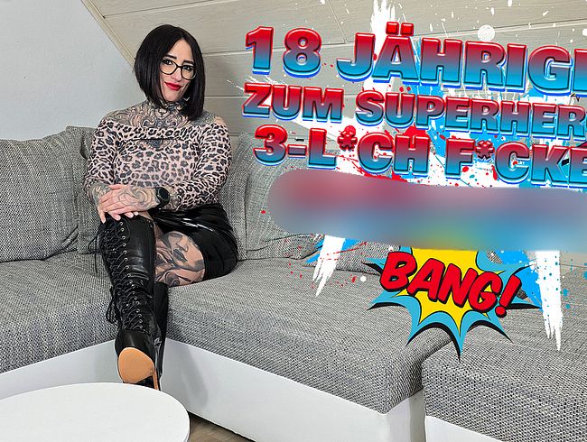 Download: QueenParis - 18 Jährigen zum Superhero 3-Loch Ficker erzogen!!