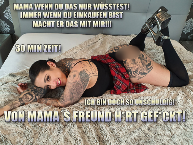 Download: QueenParis - Von Muttis Freund HART Gefickt? Sie war nur kurz EINKAUFEN!