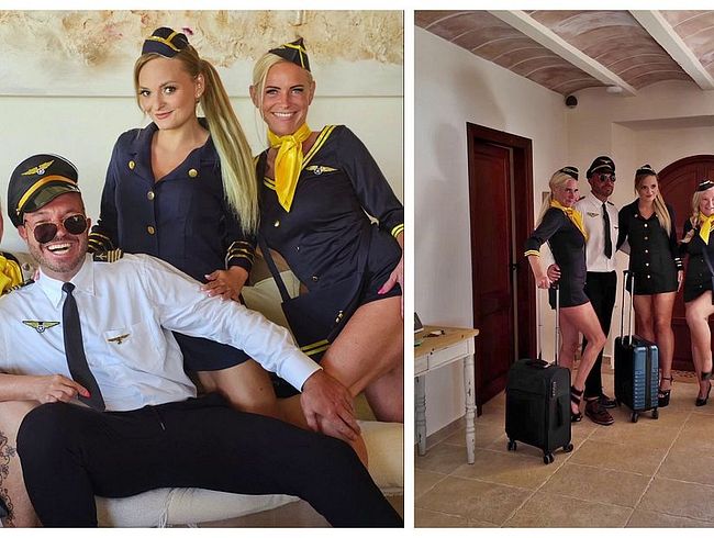 Download: RosellaExtrem - Creampie- und Cum- Airlines! Wir bringen dich zum spritzen! Full Movie- Cam 2
