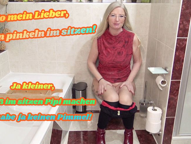 Download: RosellaExtrem - So mein Lieber, Frauen pinkeln im sitzen!!!