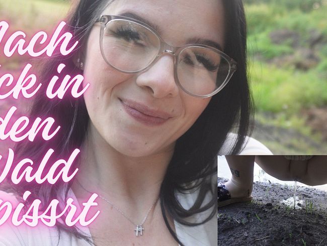 Download: Roxi_black - Nach geilem Fick im Wald ...in den Matsch gepisst !