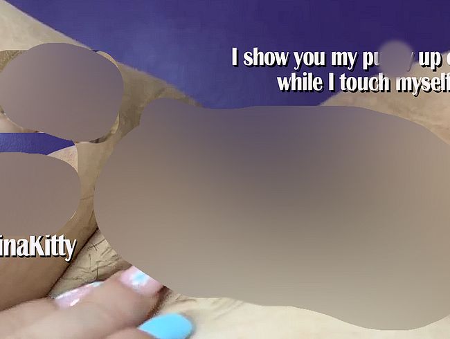 Download: SabrinaKitty - Ich zeige dir meine Muschi aus der Nähe, während ich mich massiere
