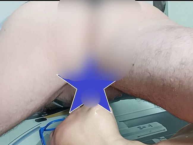 Download: SamantaDark4u - Harter Blowjob mit Klammern