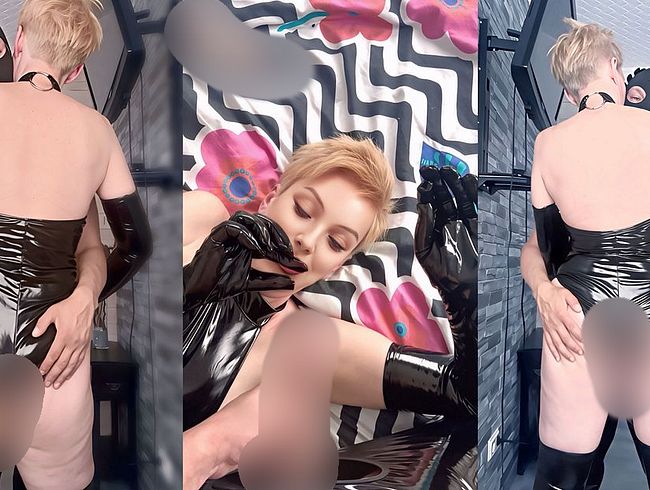 Download: SashMash-Couple - Latex-ehefrau mit maskiertem ehemann