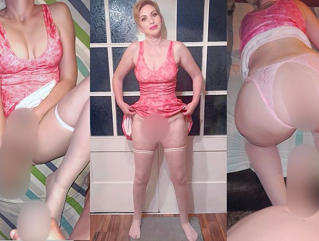 Download: SashMash-Couple - Sexfrau im rosa kleid fickt mit ehemann und dildo