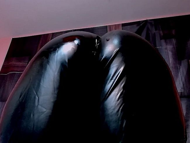 Download: Satisfaction6988 - Latex-Catsuit, Arsch-Teaser, willst du mich im Doggystyle ficken (kein Ton)