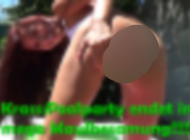 Download: Sexy-Carolina - Krass:Poolparty endet in mega Maulbesamung!!!!!!!