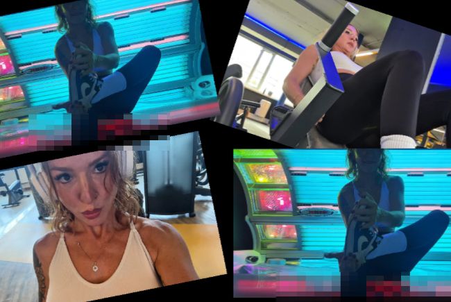 Download: Sexy-Rachel - Schlimmes Spritzluder im Gym: So heftig meine Sport-Socken vollgespritz!!