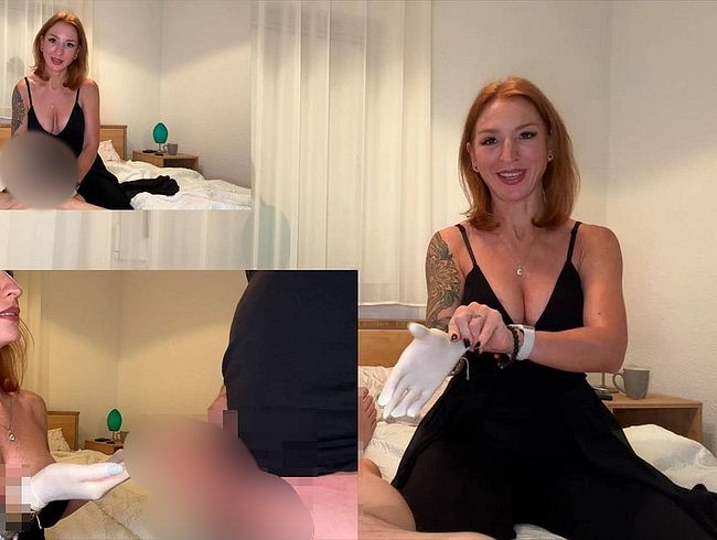 Download: Sexy-Rachel - Nervöser Loser bucht strenge MILF! Warum zittert sein Schwanz vor mir?