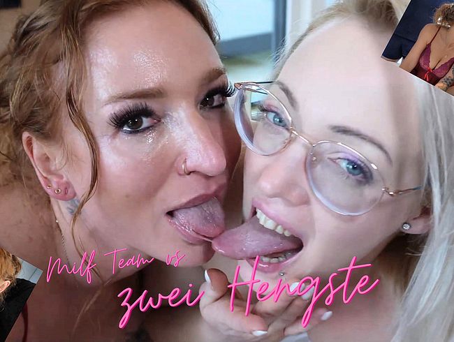 Download: Sexy-Rachel - MILF-Team zerfickt von zwei Stechern: Schmatzende Fotze & Fresse voll! ??