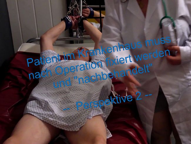Download: SexyDomSanne - Patient im Krankenhaus muss nach Operation fixiert werden und 