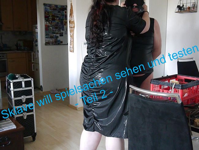 Download: SexyDomSanne - Sklave will Spielsachen sehen und testen - Teil 2