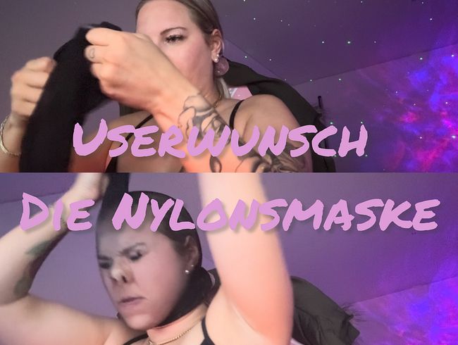 Download: SexyJanaHot - Userwunsch Nylonmaske