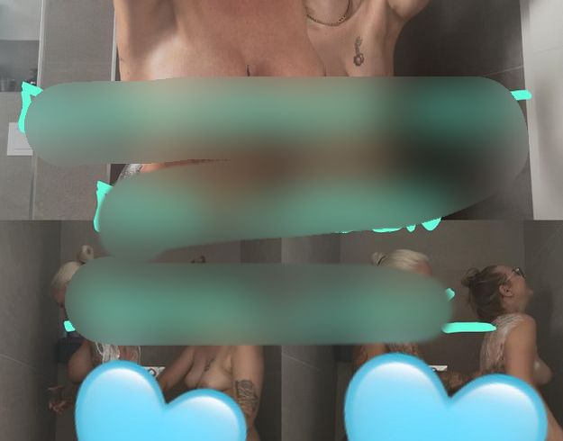 Download: SexyJanaHot - Duschspass mit der lieben Inked_lady_ es wird versaut