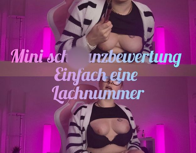Download: SexyJanaHot - Mini schwanzbewertung - einfach eine Lachnummer