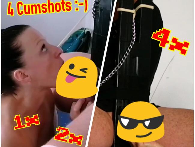 Download: Spermacascade - der Spermamarathon geht weiter: 4x SPERMA in Folge