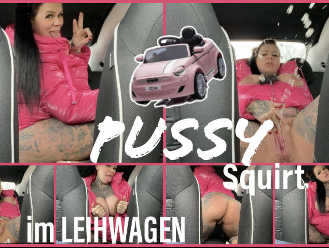 Download: SteffiBlond - PUSSY Squirt im LEIHWAGEN.