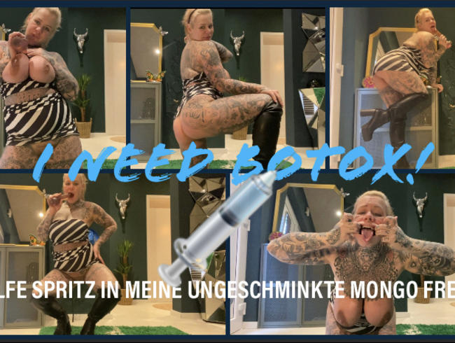 Download: SteffiBlond - I NEED BOTOX! Hilfe Spritz in meine ungeschminkte mongo fresse!