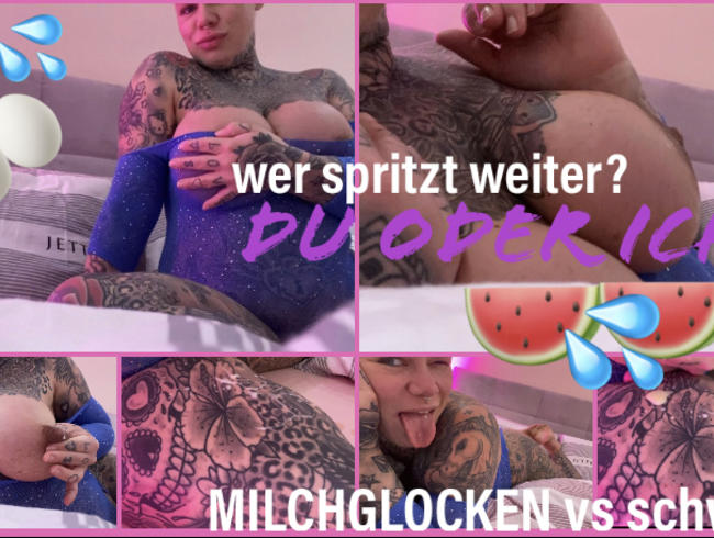 Download: SteffiBlond - WER SPRITZT WEITER | DU ODER ICH | MILCHTITTEN vs und SCHWANZ