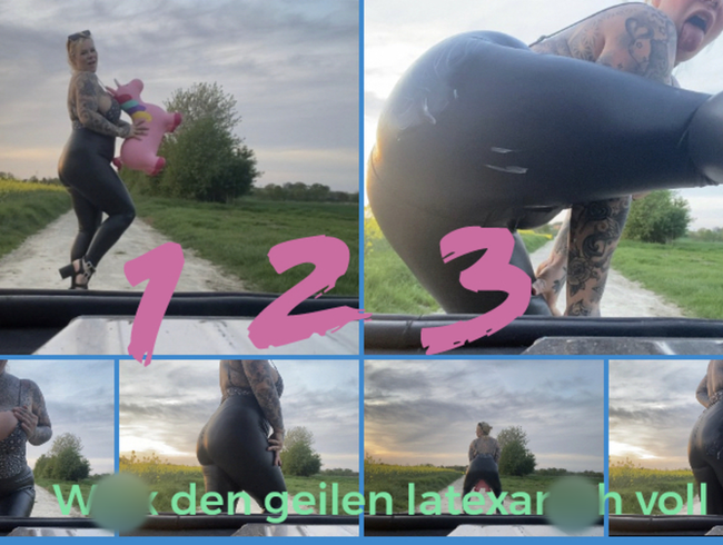 Download: SteffiBlond - 1 2 3 WIXX DEN GEILEN LATEXARSCH voll