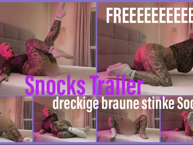 Download: SteffiBlond - Snocks Trailer | dreckige braune stinke Socken | FRESS