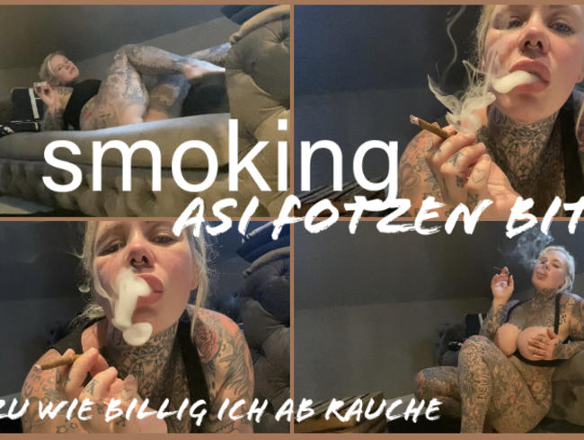 Download: SteffiBlond - smoking ASI FOTZEN BITCH I ich qualm die ganze asi hütte voll