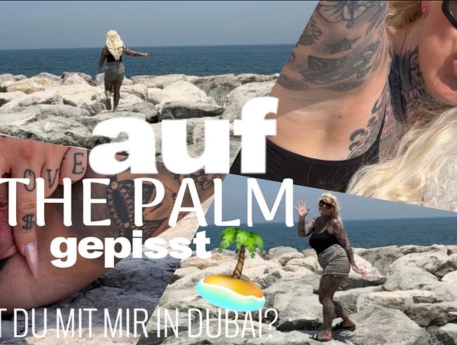 Download: SteffiBlond - auf THE PALM gepisst | sein Schwanz schon ganz hart?