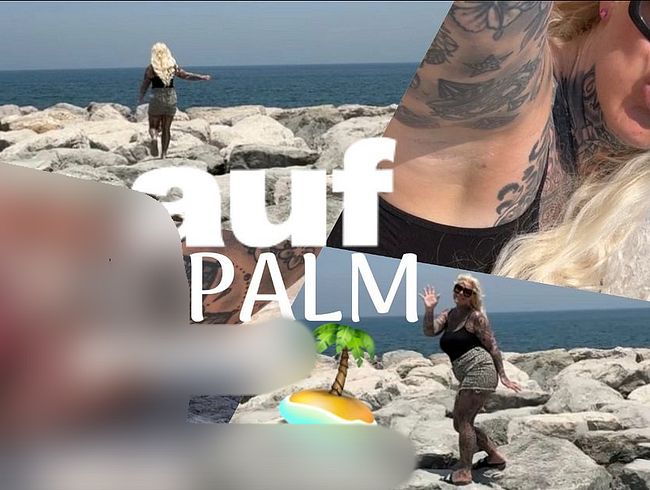 Download: SteffiBlond - auf THE PALM gepisst | sein Schwanz schon ganz hart?