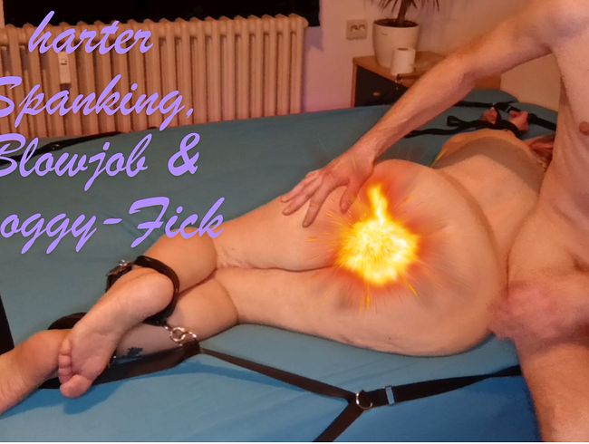 Download: Stella_Mind - Er fesselt sie – Dildo, harter Spanking, Blowjob & Doggy-Fick
