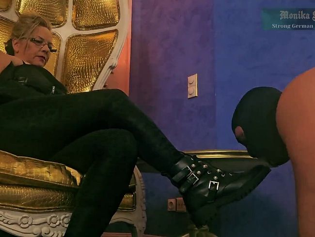 Download: Strict_Senz - Monika Schmidt Femdom Smoking?Human Ashtray?Verbal Humiliation?Boot Worship