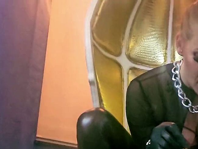 Download: Strict_Senz - Stina Stone Femdom Smoking Human Ashtray Spitting Humiliation by German Mistress in Leather Gloves