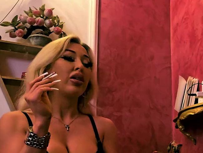 Download: Strict_Senz - Sheela Smoking Spitting and Human Ashtray Humiliation