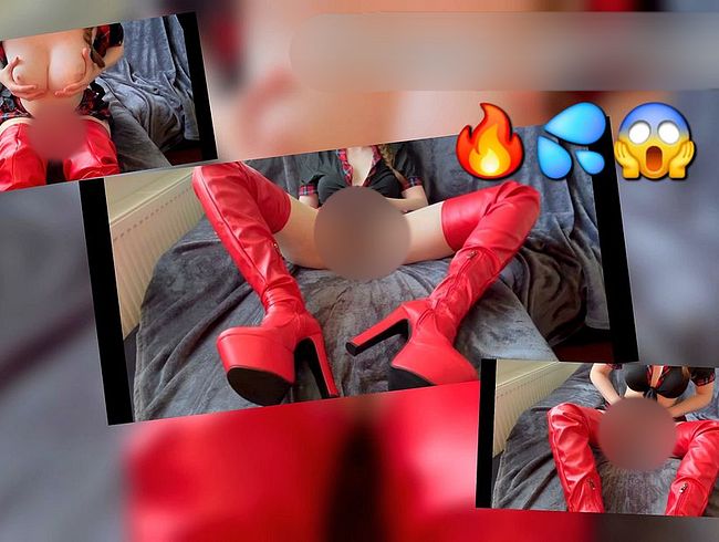 Download: SweetSoul24 - SB SOLO Ich mache es mir selbst ! Sexy Schulmädchen und rote Lackoverknees