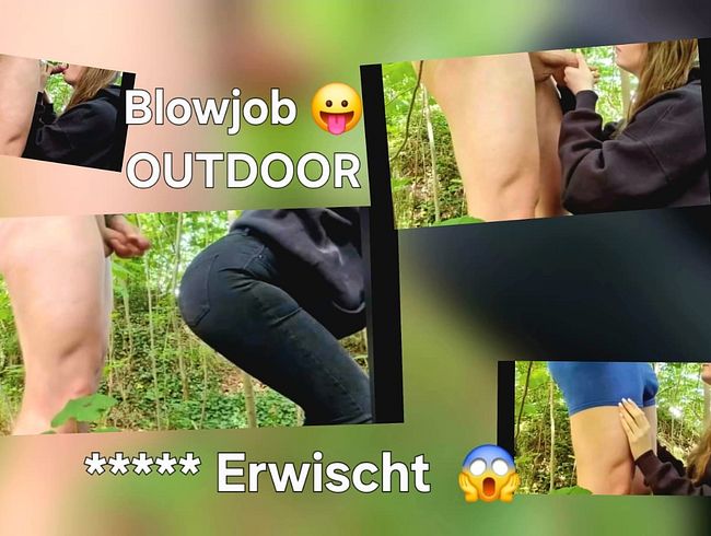 Download: SweetSoul24 - Outdoor Blowjob im Wald ! Wir wurden erwischt !